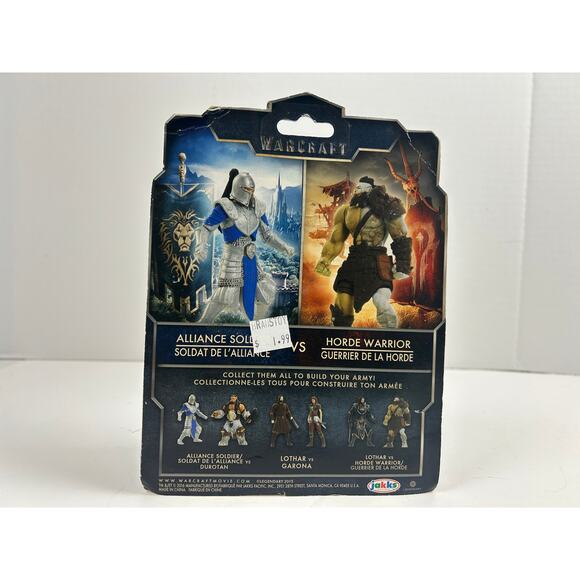 Warcraft Alliance vs Horde 2-Pack Mini Figures NIP - Picture 3 of 7